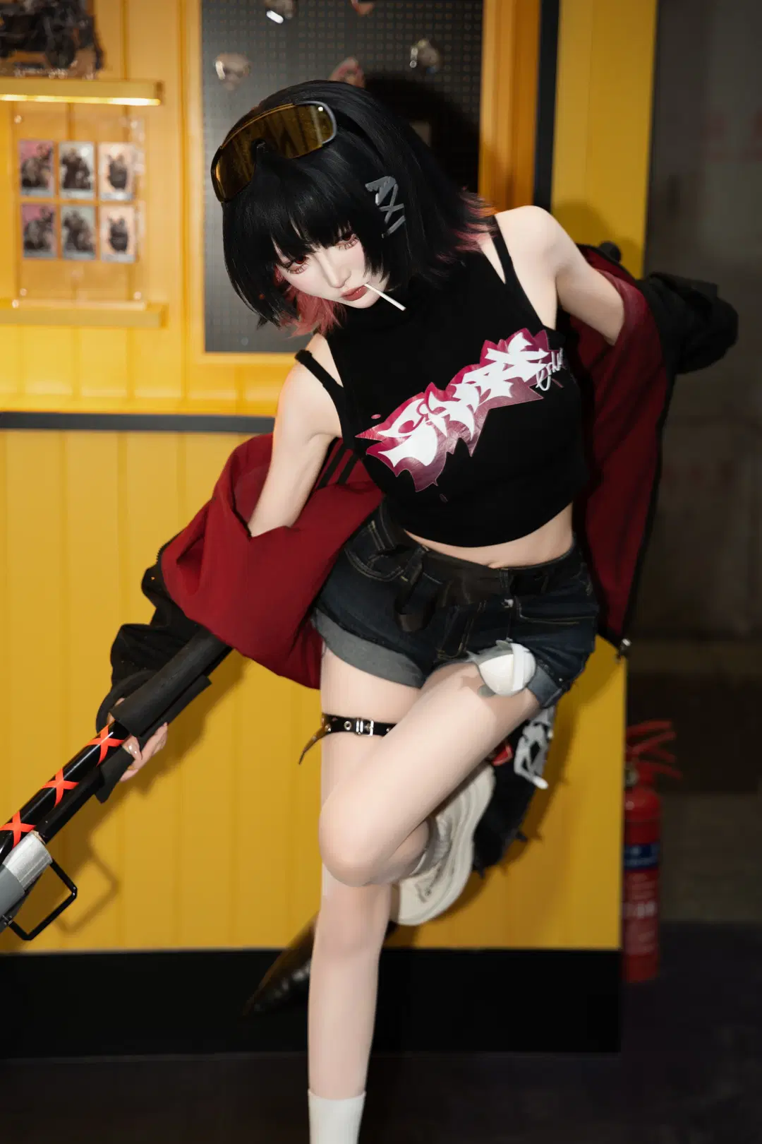 【艾莲乔cos】绝区零的街头机车少女 - 卷毛狒狒📷 - 第2张
