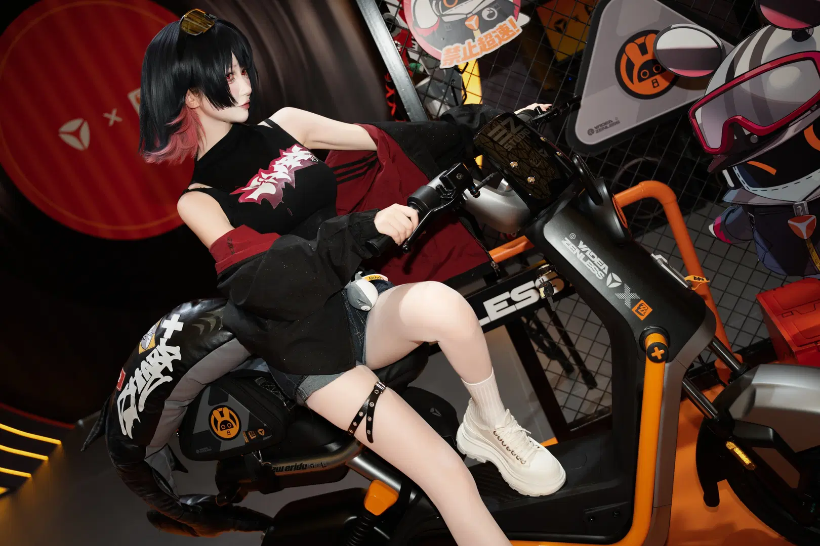 【艾莲乔cos】绝区零的街头机车少女 - 卷毛狒狒📷 - 第4张