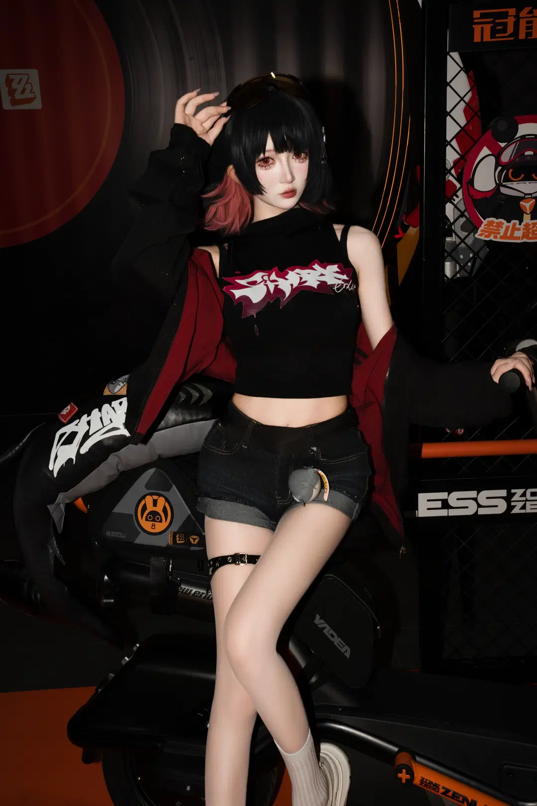 【艾莲乔cos】绝区零的街头机车少女 - 卷毛狒狒📷 - 第7张