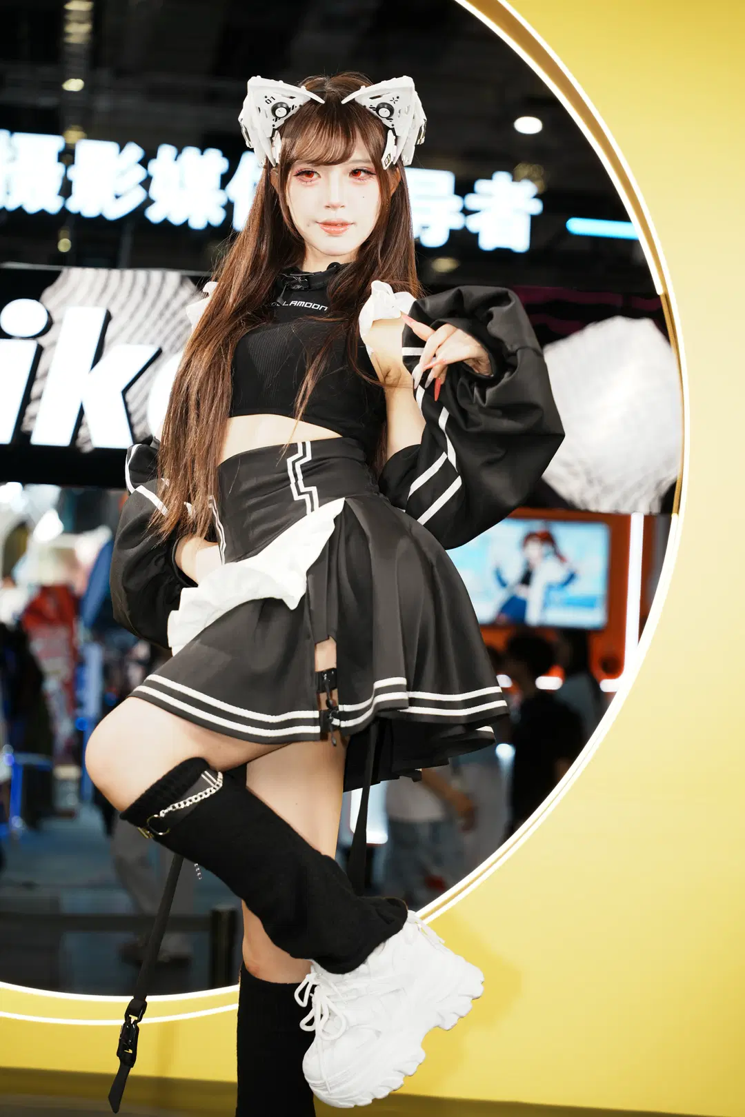 尼康展台漫展返图：女仆装与猫耳猫娘的BW与CJ之旅 - 卷毛狒狒📷 - 第8张