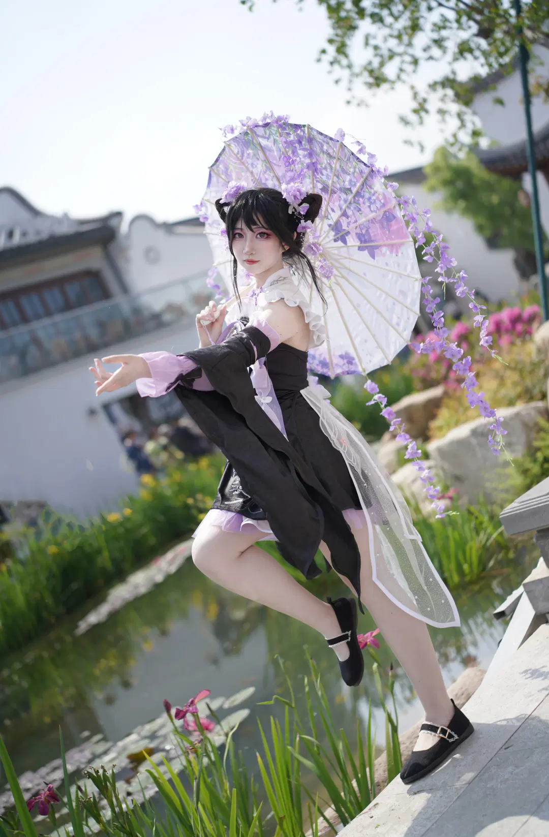 【承霽花蘿cos】惠山古鎮的劍網三筆底春生 - 木白（二摄版） - 第3張