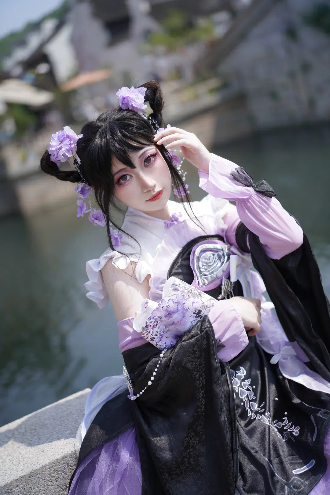【承霽花蘿cos】惠山古鎮的劍網三筆底春生 - 木白（二摄版） - 第4張