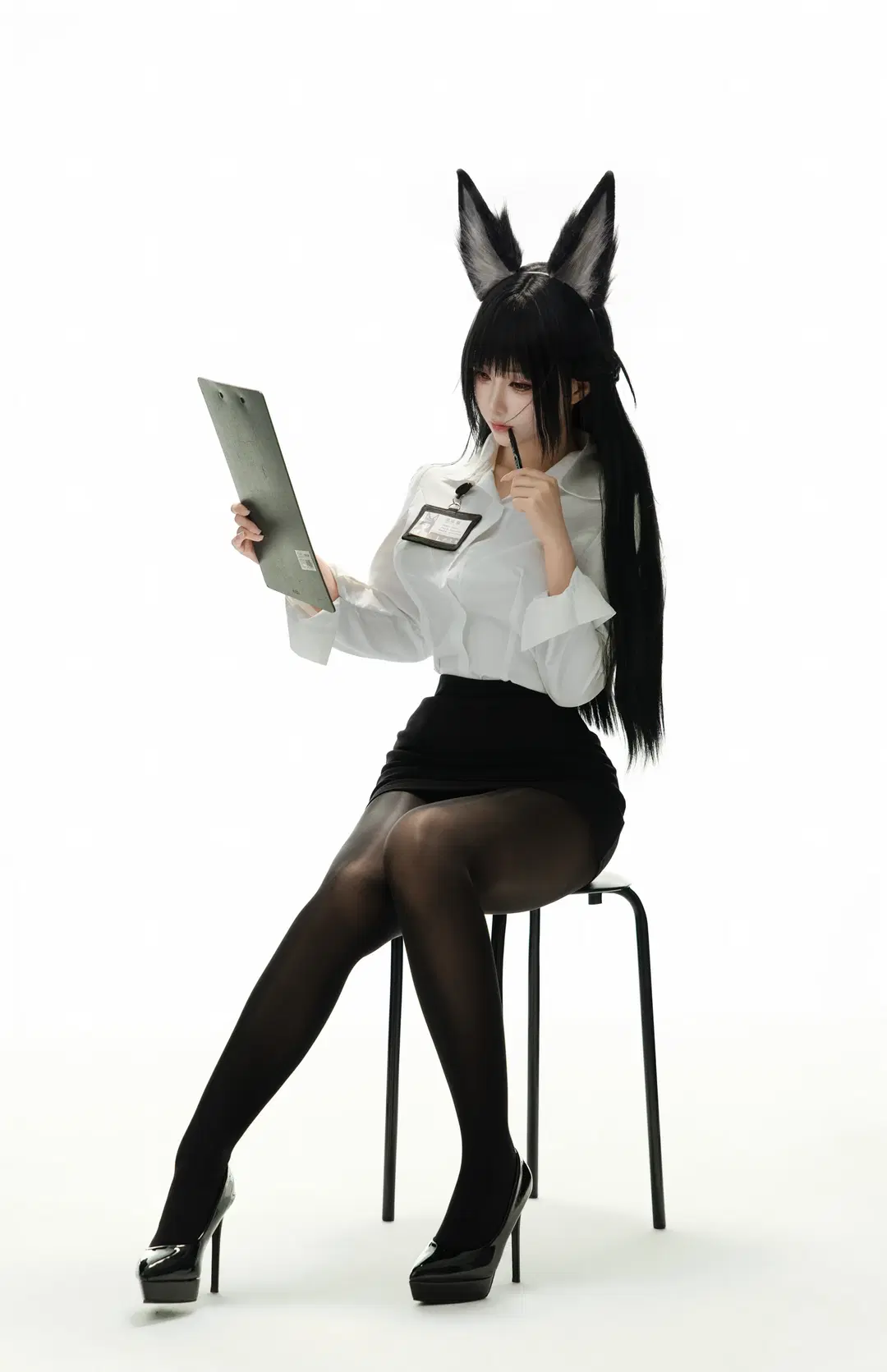 【星见雅cos】绝区零OL制服，节假日加班日常 - 小福贵呀 - 第3张