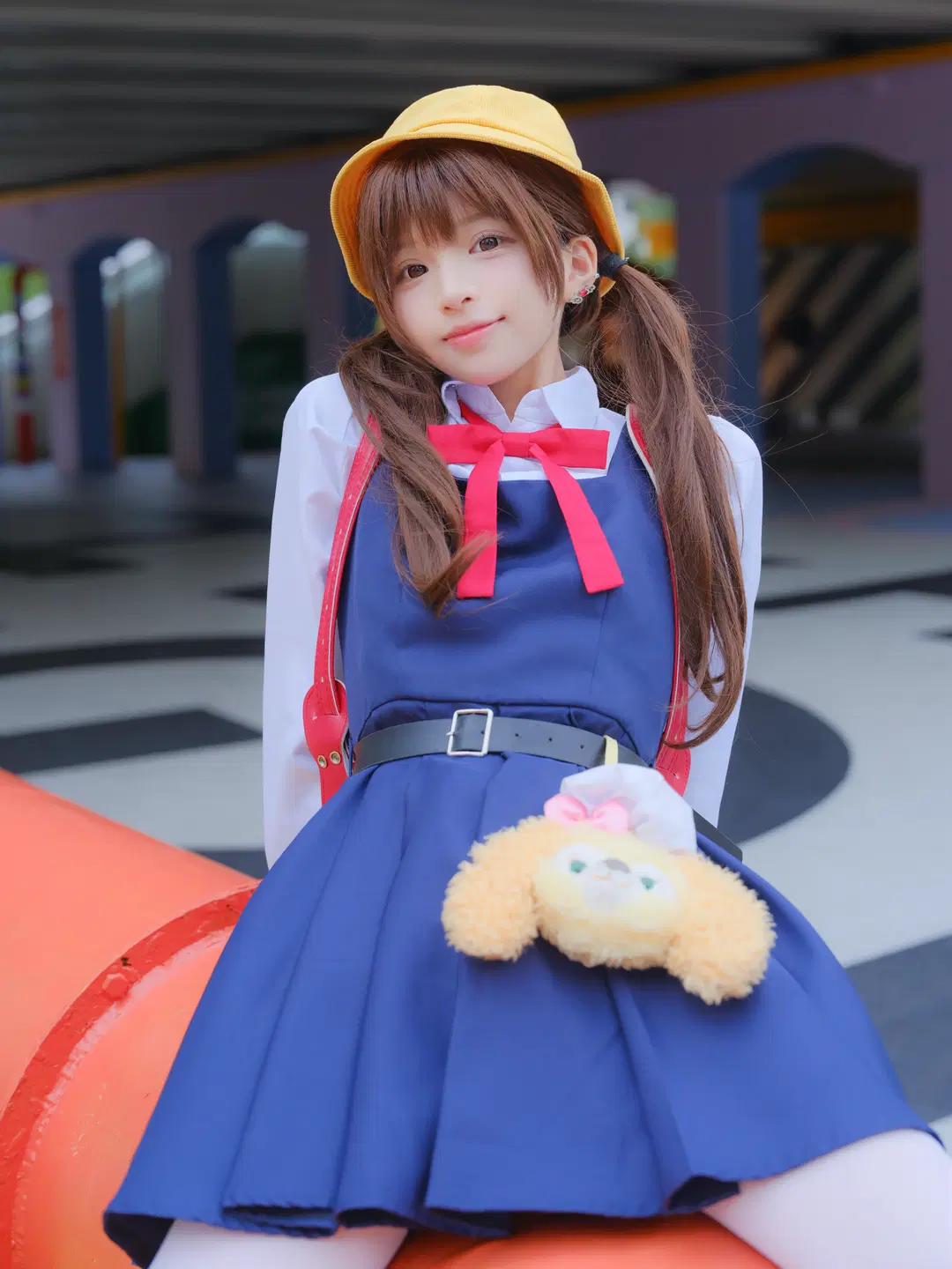Wearing Japanese uniform cosplay for amusement park photoshoot: perfectly nailing the atmospheric photography vibe by 皮皮皮皮皮皮蛋 - Image 6