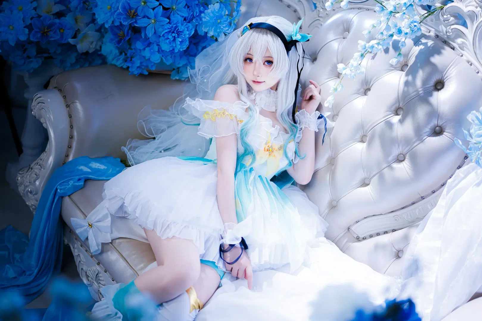 【流萤cos】崩坏星穹铁道流萤，邂逅蓝白色的梦幻