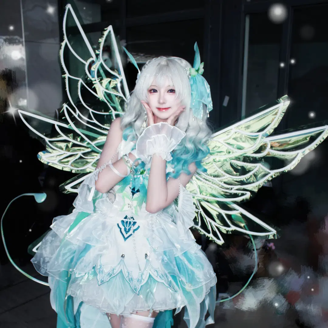 【流萤cos】崩坏星穹铁道流萤私设，绿色精灵的夏日梦幻