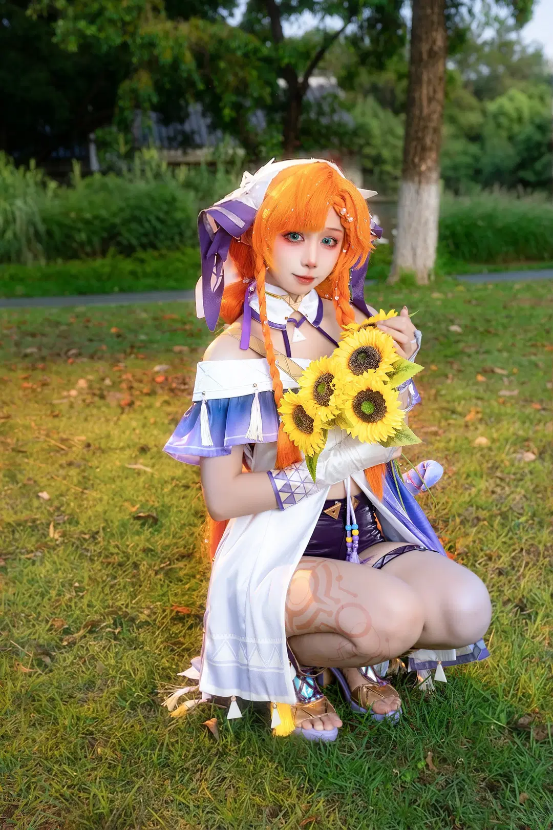 [Sigrika cosplay] Wuthering Waves outdoor sunflower Cosplay photoshoot chronicle by 云离饱饱 - Image 10