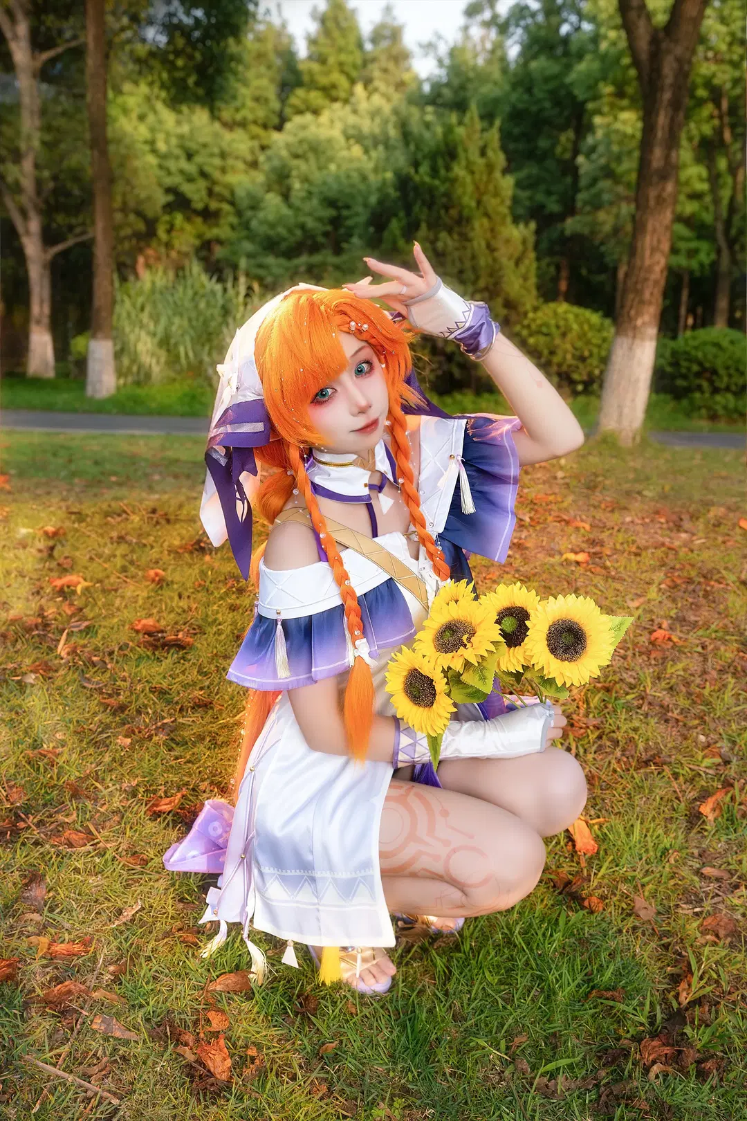 [Sigrika cosplay] Wuthering Waves outdoor sunflower Cosplay photoshoot chronicle by 云离饱饱 - Image 2