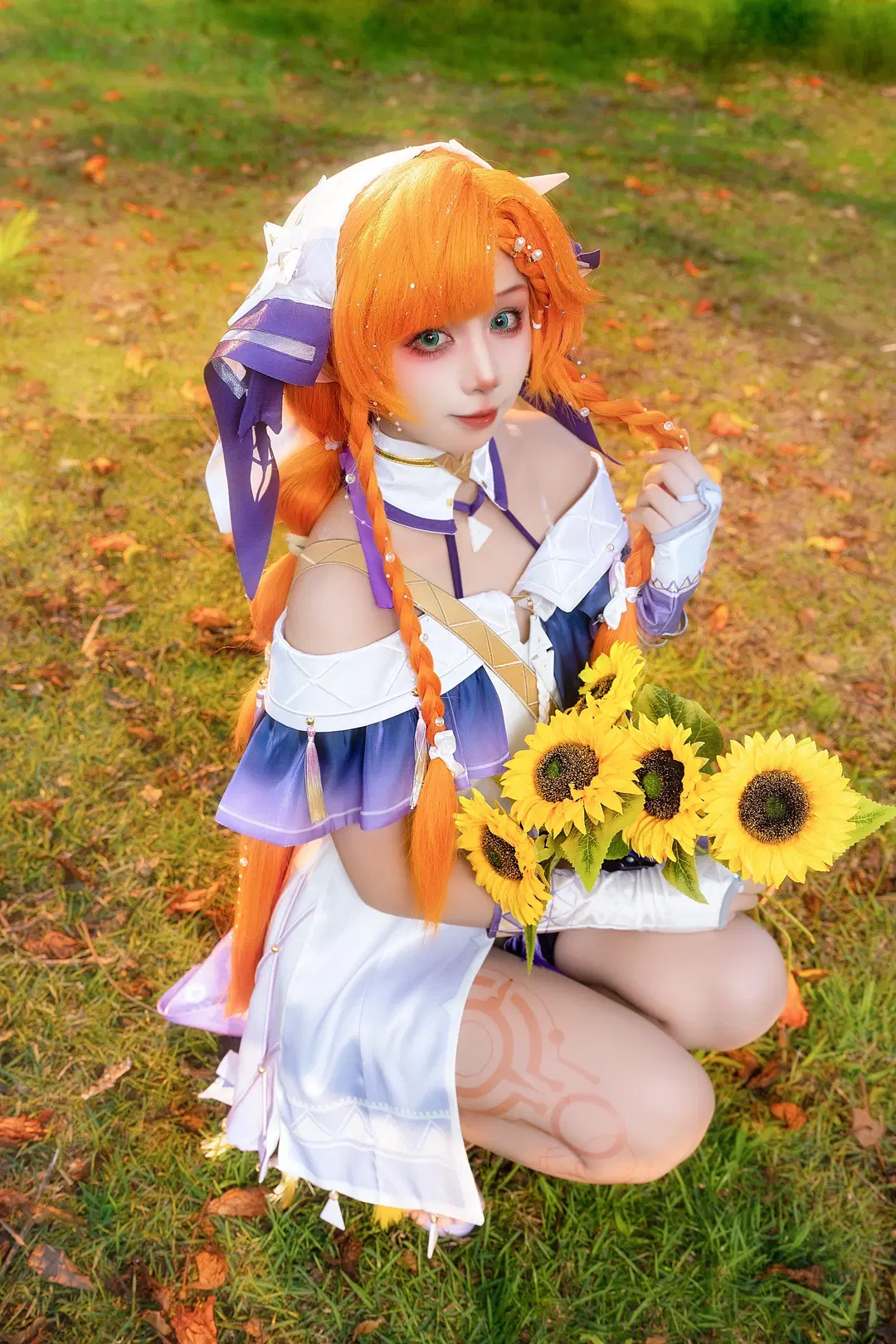 [Sigrika cosplay] Wuthering Waves outdoor sunflower Cosplay photoshoot chronicle by 云离饱饱 - Image 3