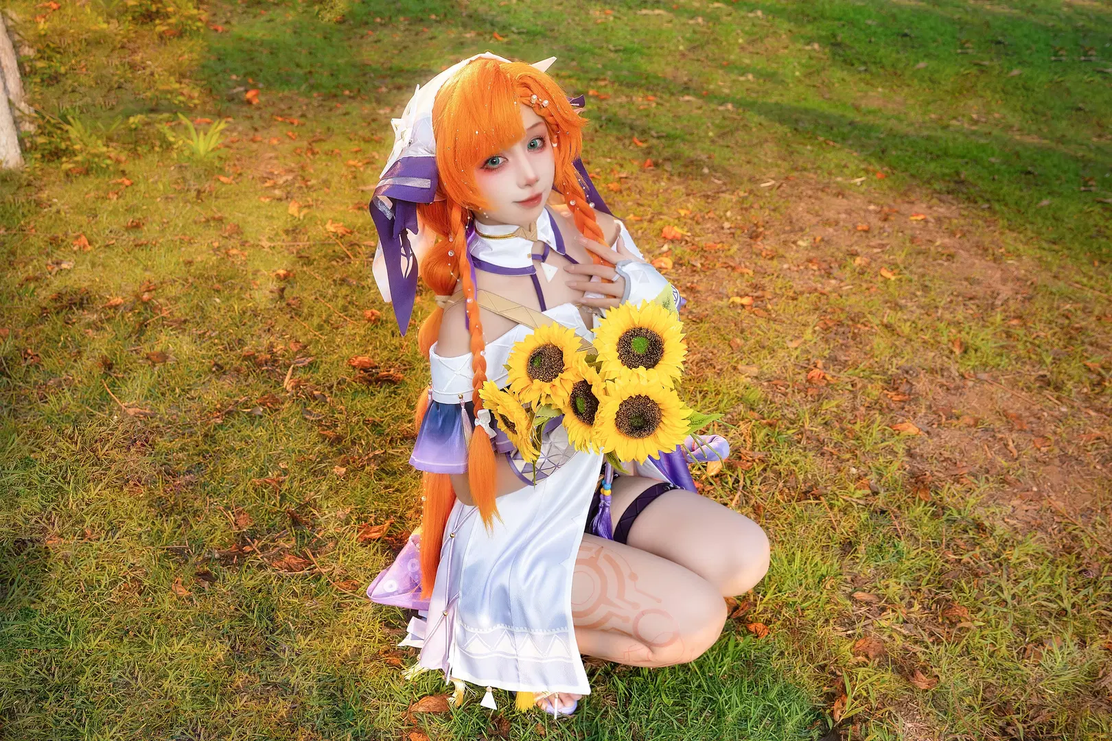 [Sigrika cosplay] Wuthering Waves outdoor sunflower Cosplay photoshoot chronicle by 云离饱饱 - Image 4