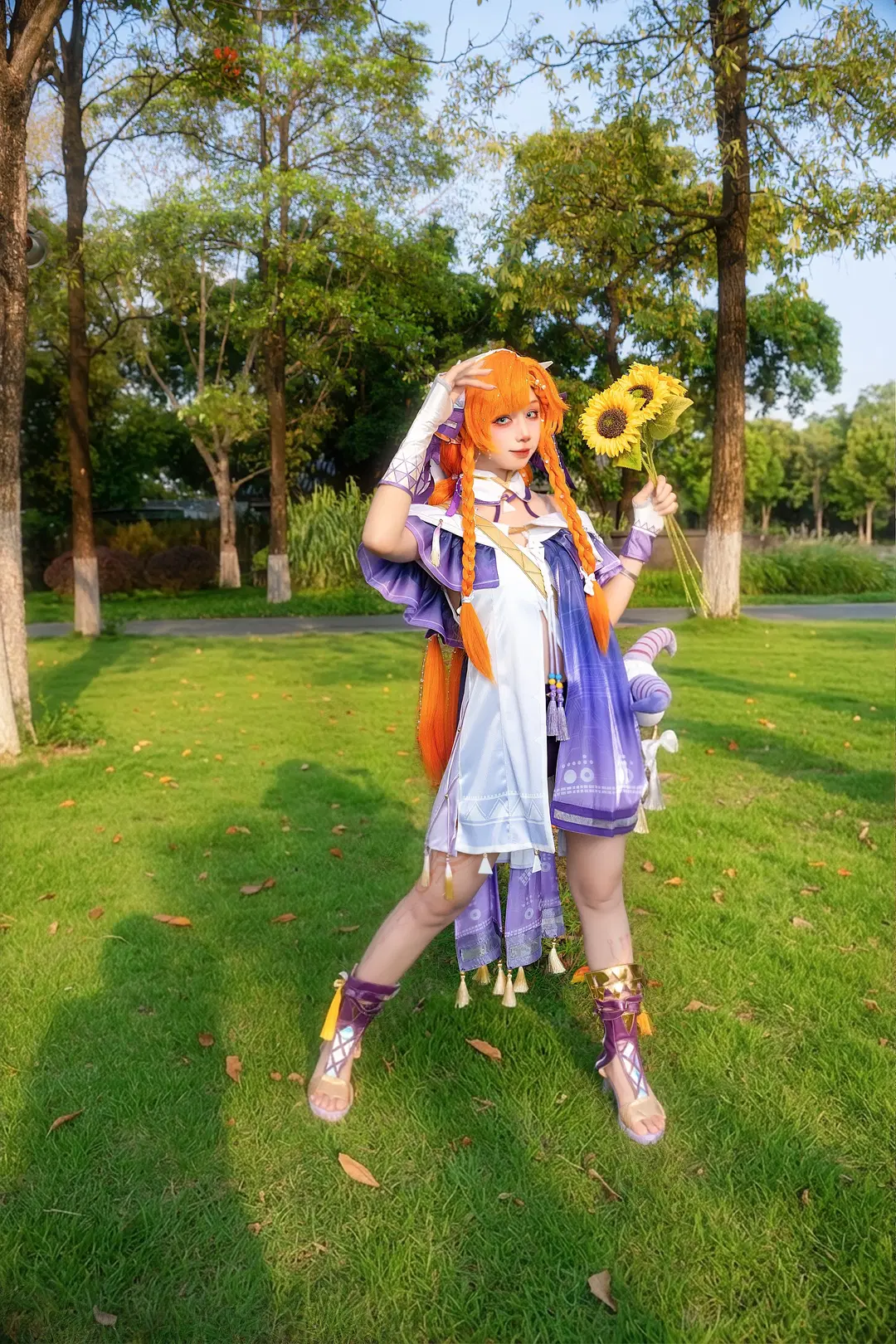 [Sigrika cosplay] Wuthering Waves outdoor sunflower Cosplay photoshoot chronicle by 云离饱饱 - Image 5