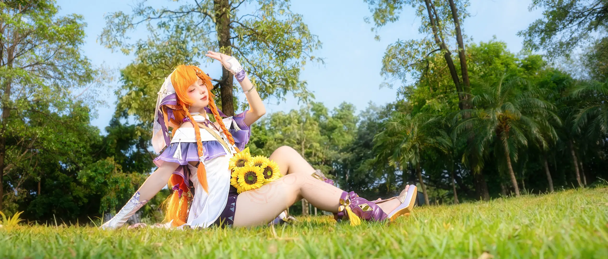 [Sigrika cosplay] Wuthering Waves outdoor sunflower Cosplay photoshoot chronicle by 云离饱饱 - Image 6