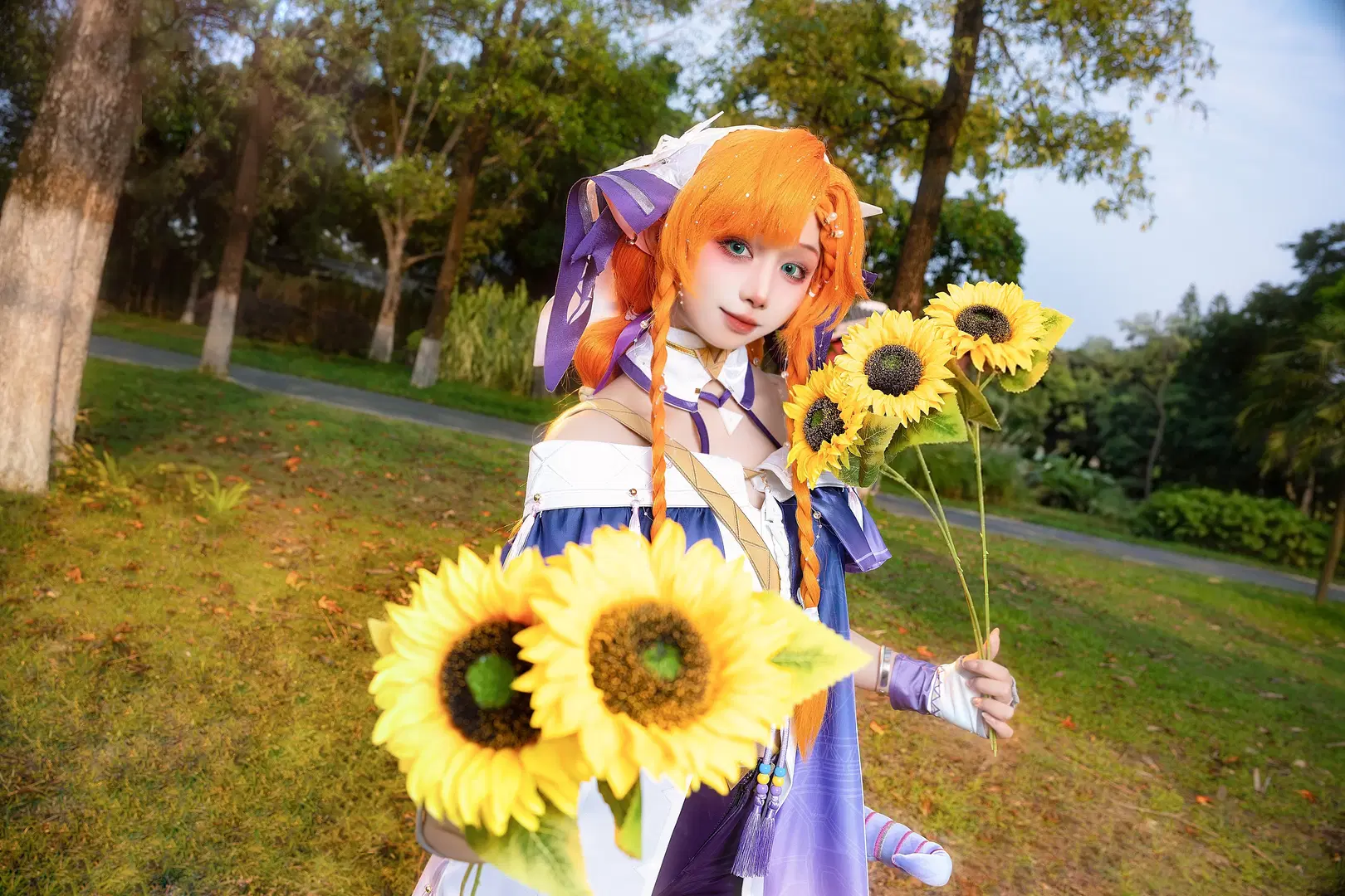 [Sigrika cosplay] Wuthering Waves outdoor sunflower Cosplay photoshoot chronicle by 云离饱饱 - Image 7