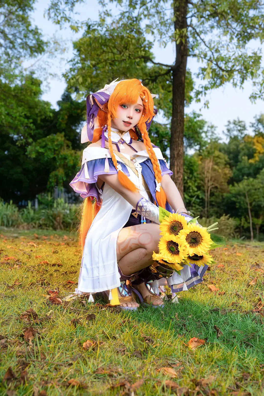 [Sigrika cosplay] Wuthering Waves outdoor sunflower Cosplay photoshoot chronicle by 云离饱饱 - Image 9