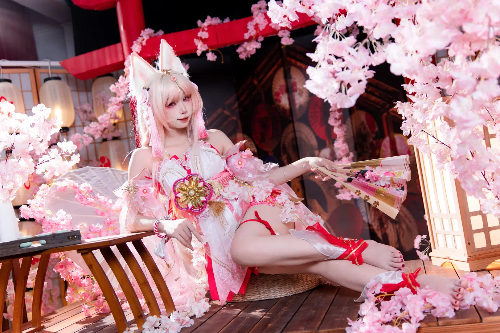 cosplay, 永劫无间, 拍照姿势, 胡桃cos, 和风写真