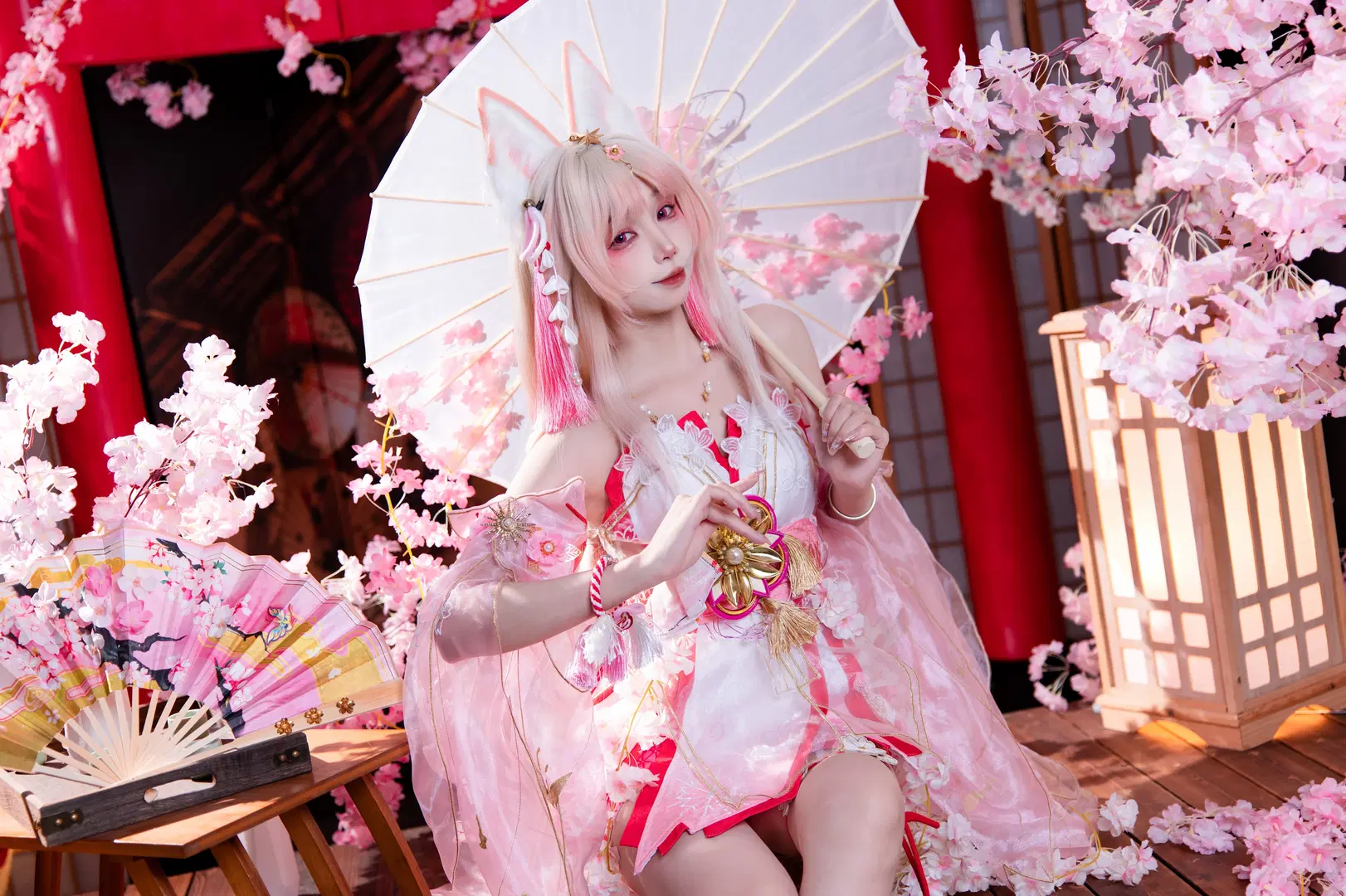 NARAKA: BLADEPOINT 胡桃コスプレ 桜雲天女 写真のポーズ解説 - 云离饱饱 - 8枚目
