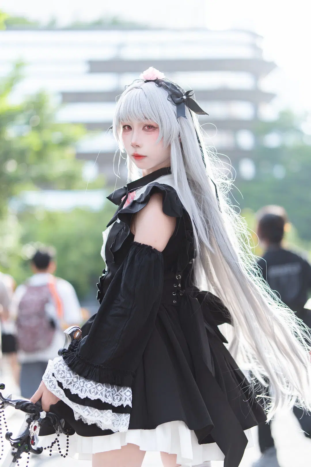 [Mercury Lampe cosplay] Rozen Maiden Gothic Style Custom-Design Nun Concept Convention Photos by 云离饱饱 - Image 4