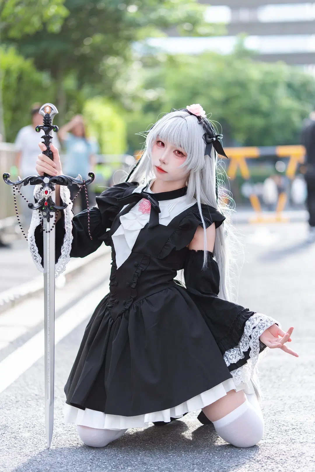 [Mercury Lampe cosplay] Rozen Maiden Gothic Style Custom-Design Nun Concept Convention Photos by 云离饱饱 - Image 7