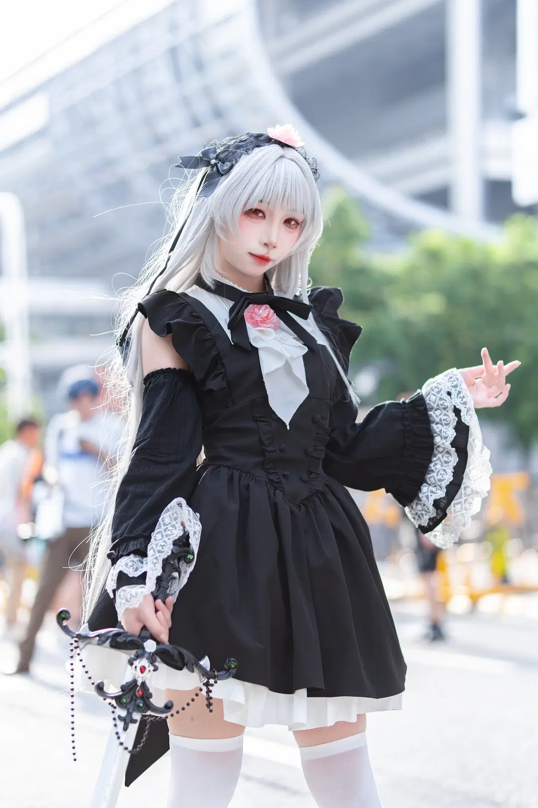 [Mercury Lampe cosplay] Rozen Maiden Gothic Style Custom-Design Nun Concept Convention Photos by 云离饱饱 - Image 8