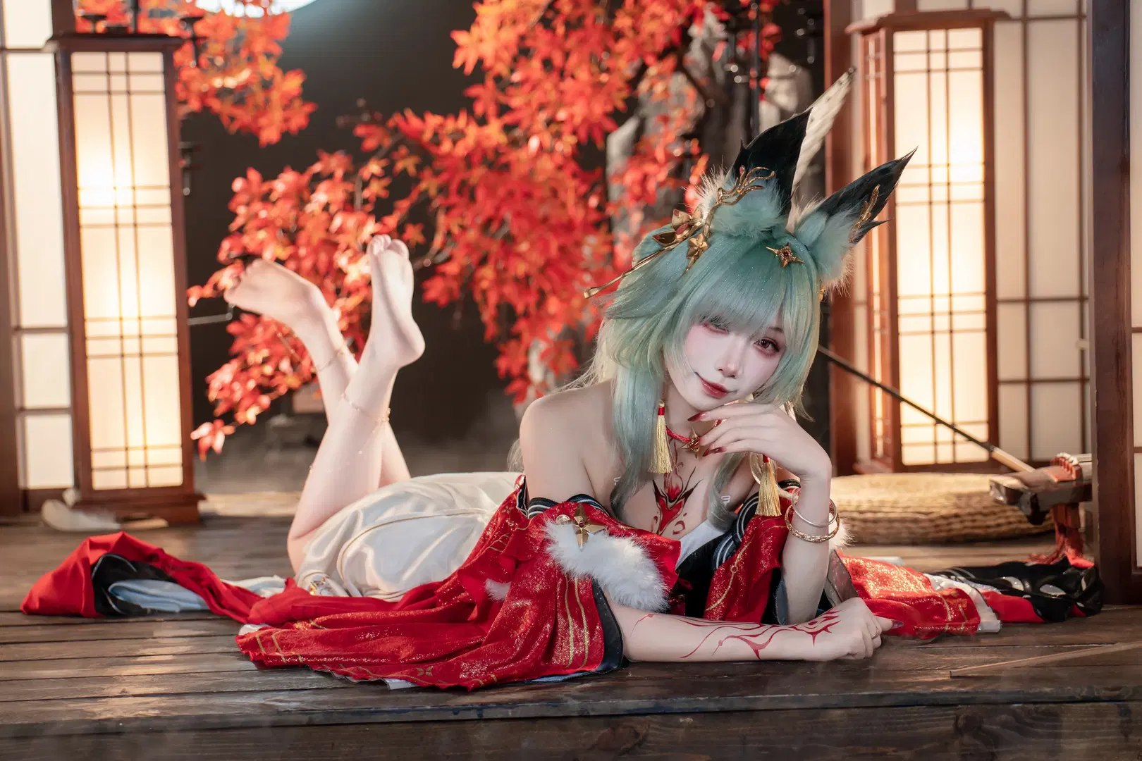 鸣潮, 二次元摄影, cos正片, 和风写真, 心月狐cos