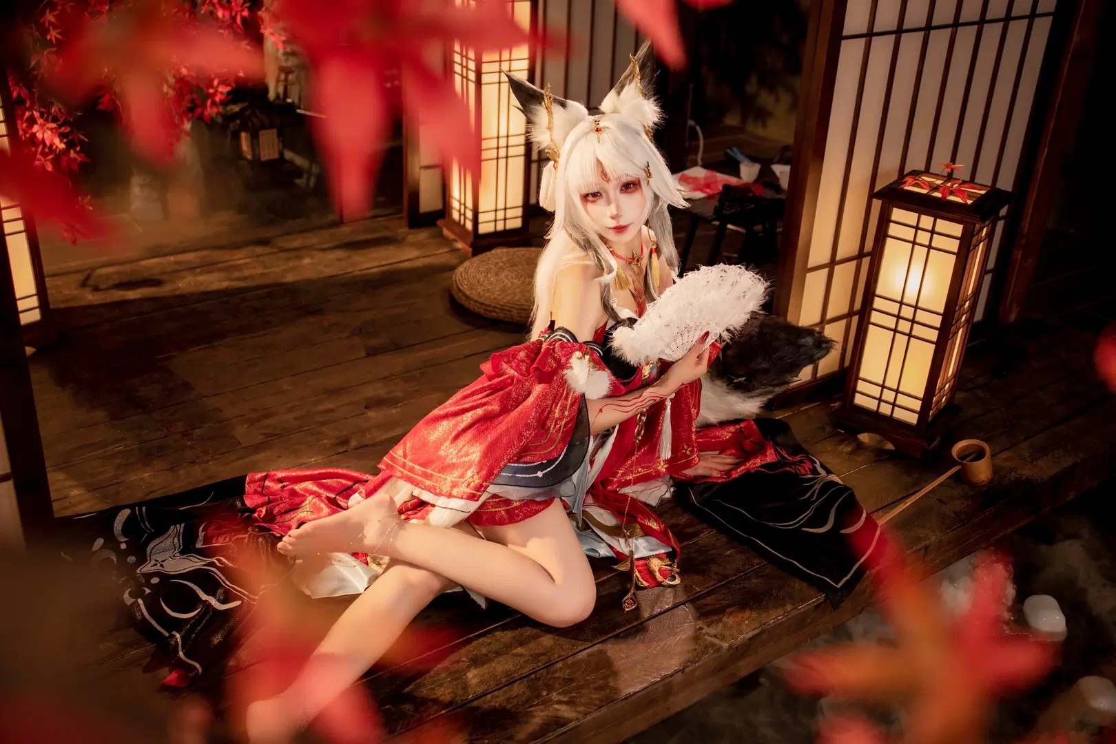 【心月狐cos】鸣潮和风月夜下的狐妖姿态与拍照分享 - 云离饱饱 - 第10张