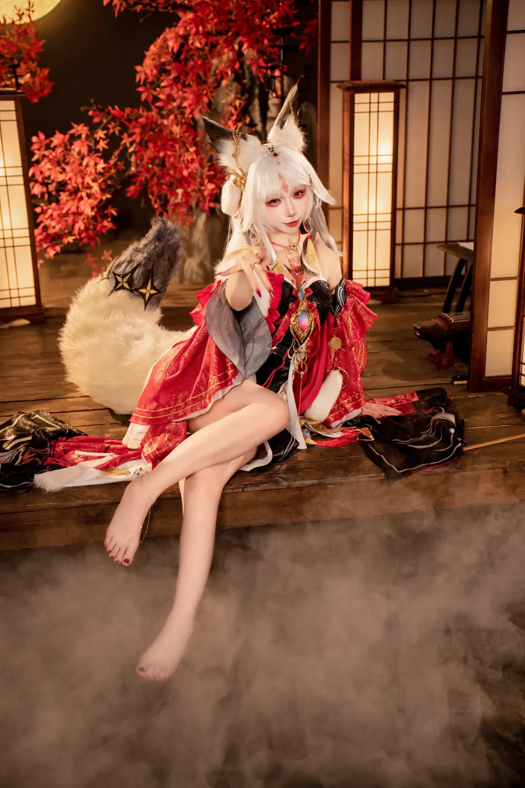 【心月狐cos】鸣潮和风月夜下的狐妖姿态与拍照分享 - 云离饱饱 - 第6张
