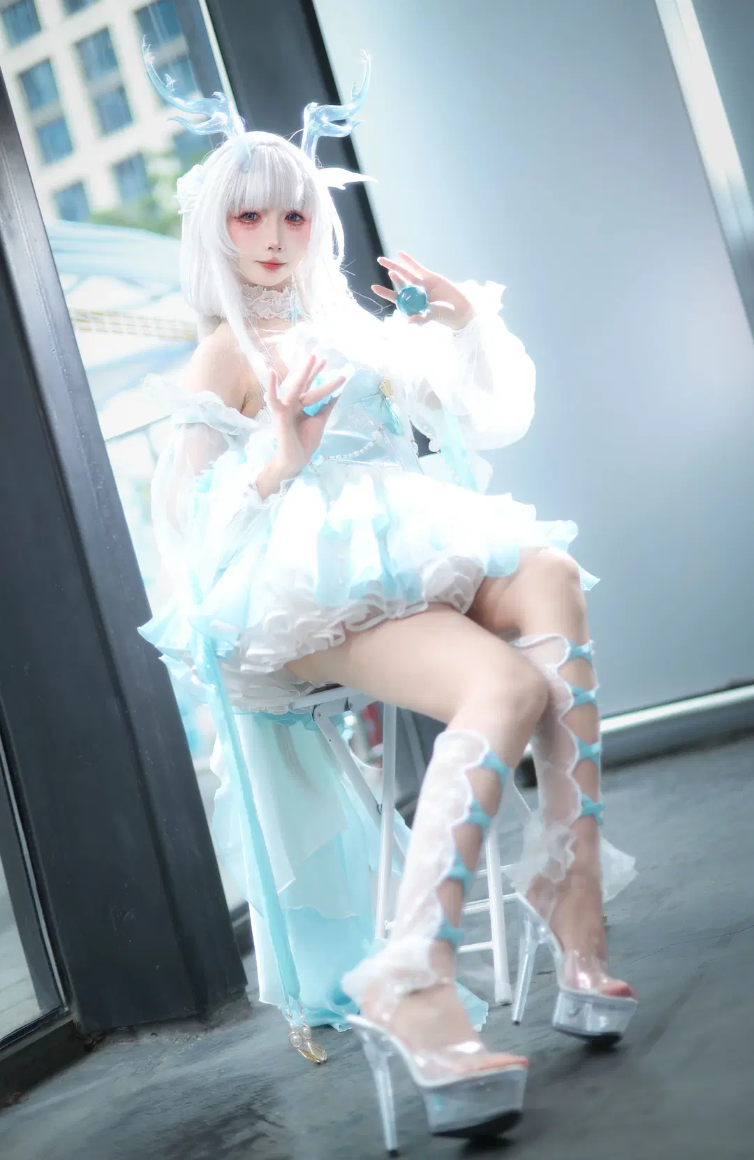 【西施コスプレ】『オナー・オブ・キングス』游龍清影・月影融融 CICFイベント写真 - 云离饱饱 - 5枚目