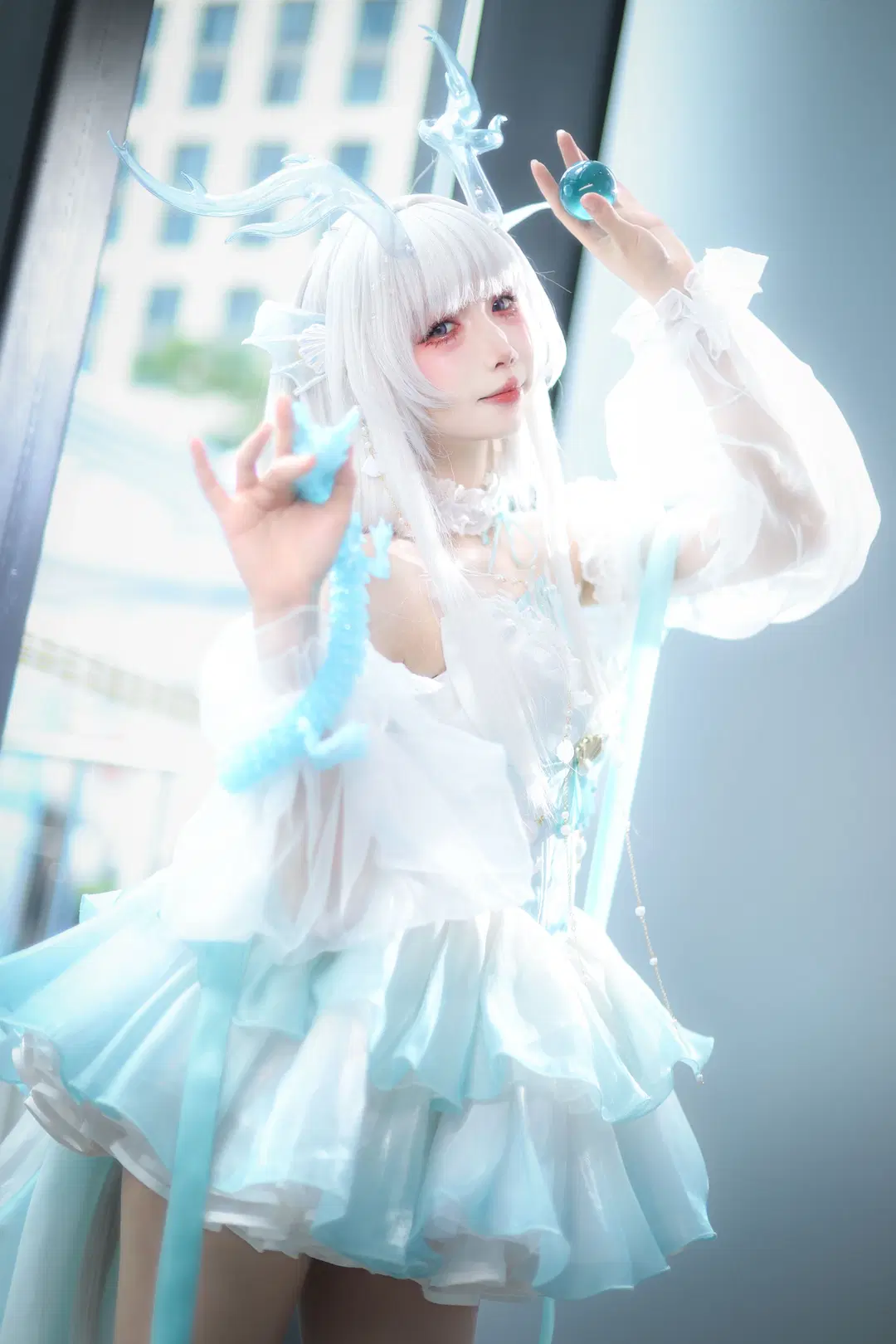 【西施コスプレ】『オナー・オブ・キングス』游龍清影・月影融融 CICFイベント写真 - 云离饱饱 - 9枚目