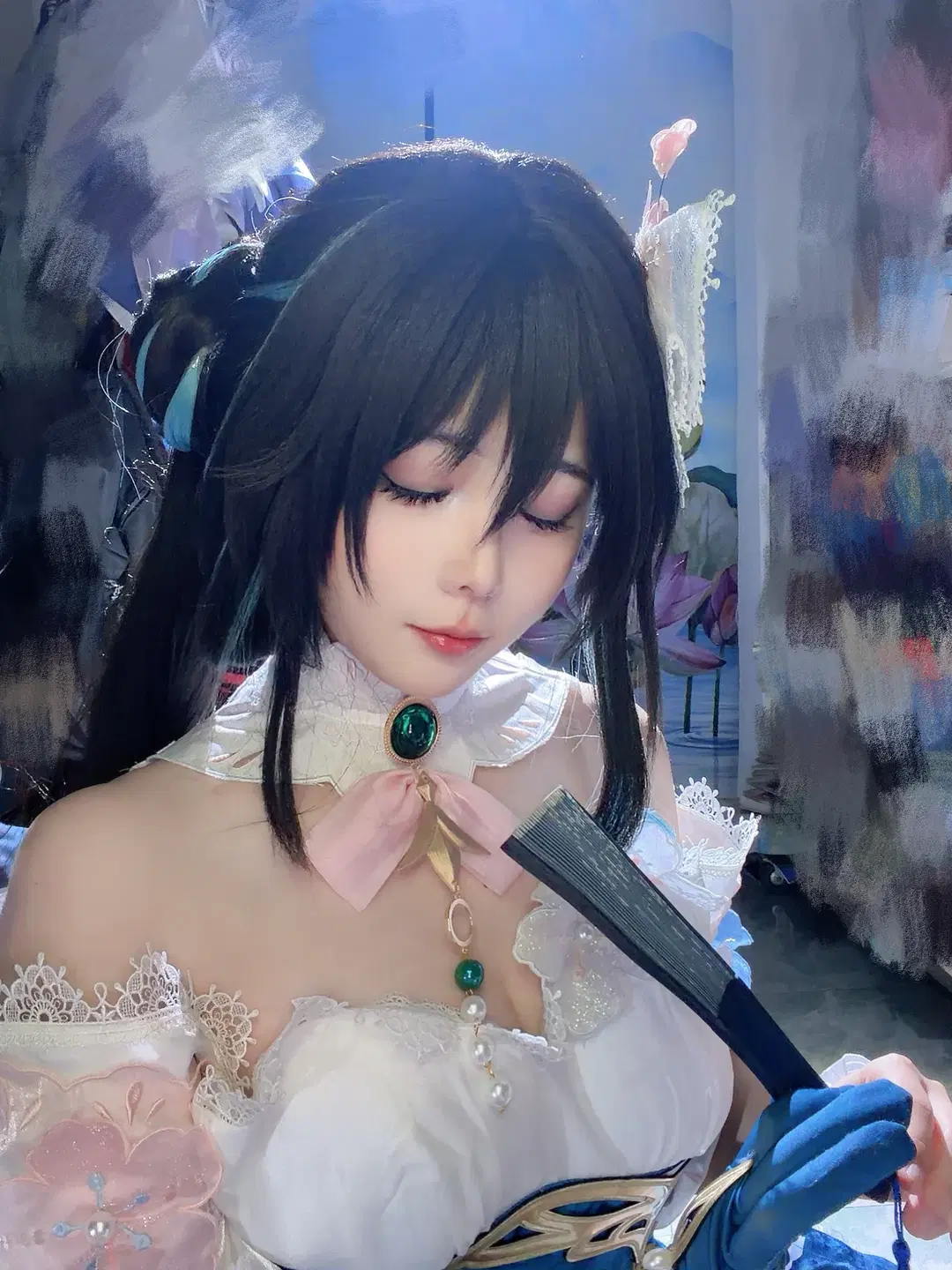 【阮梅cos】中秋试衣试妆，但愿人长久千里共婵娟 - 鹤狸狸嗷狸狸鹤w - 第2张