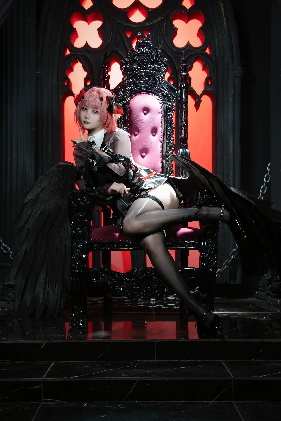 【レミエール コスプレ】ゼンレスゾーンゼロの漆黒の翼 - 鹤狸狸嗷狸狸鹤w - 2枚目