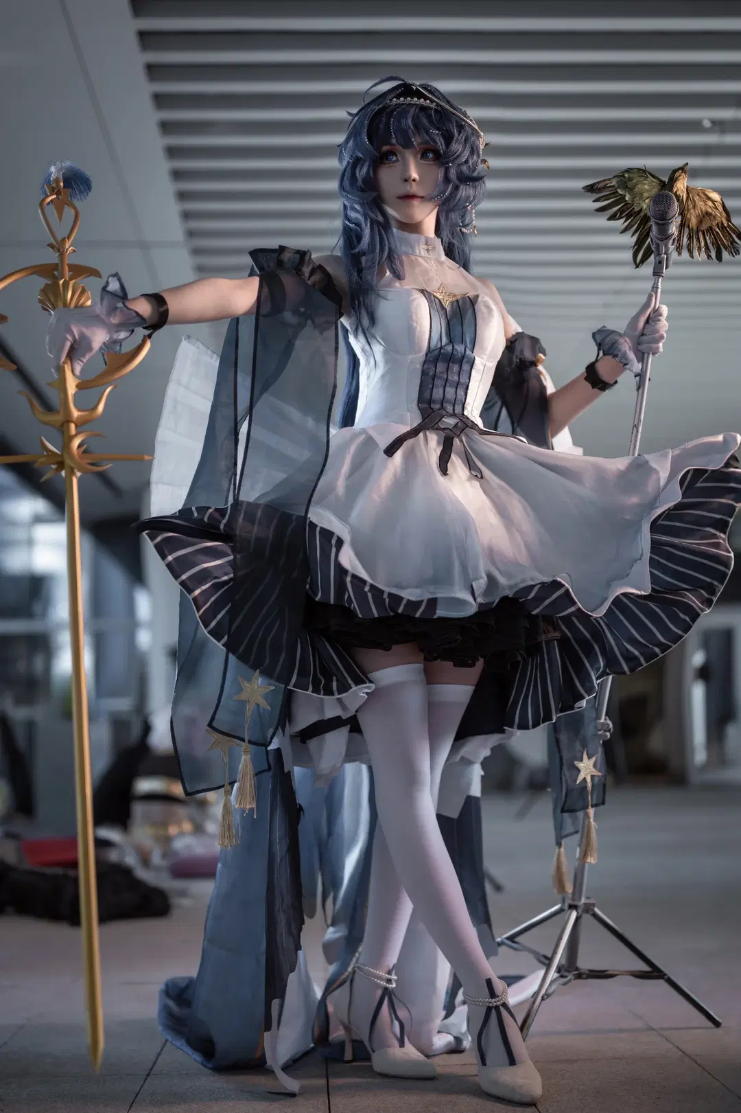 cosplay, 星极cos, 白色过膝袜, CP31返图, 上海BW