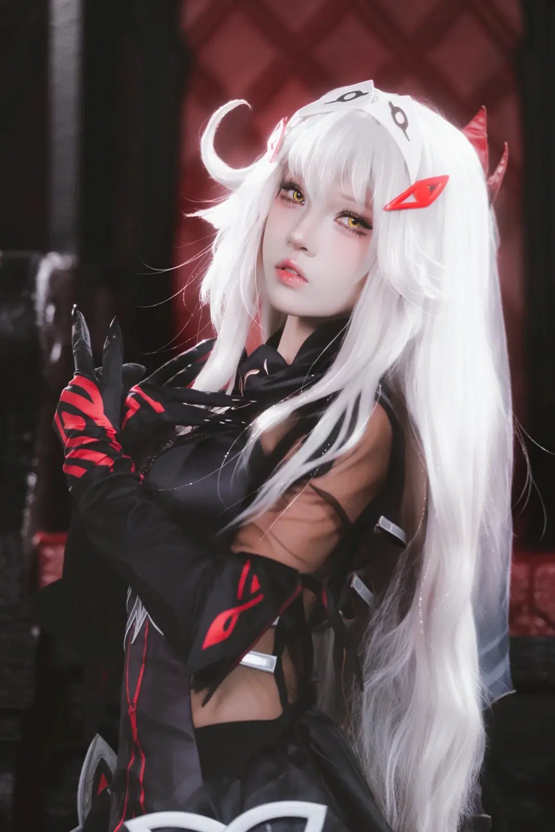 原神若娜瓦cos，至冬死之執政的暗黑氣場 - X.Pu📷 - 第2張