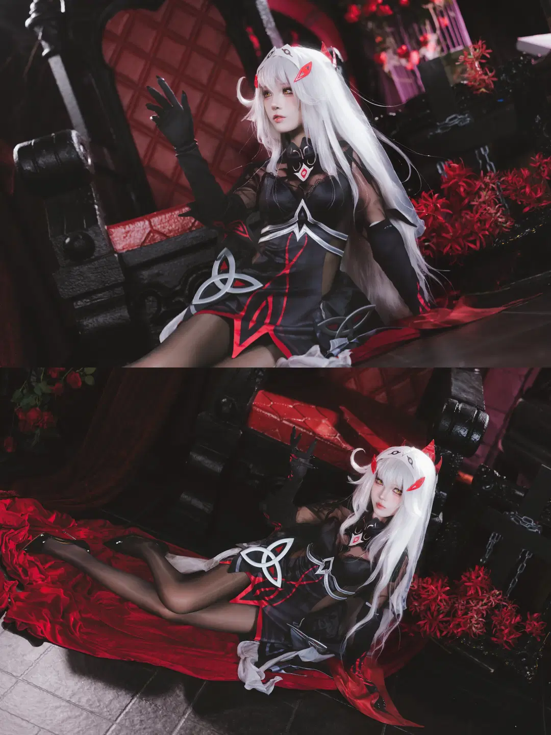 原神若娜瓦cos，至冬死之執政的暗黑氣場 - X.Pu📷 - 第4張