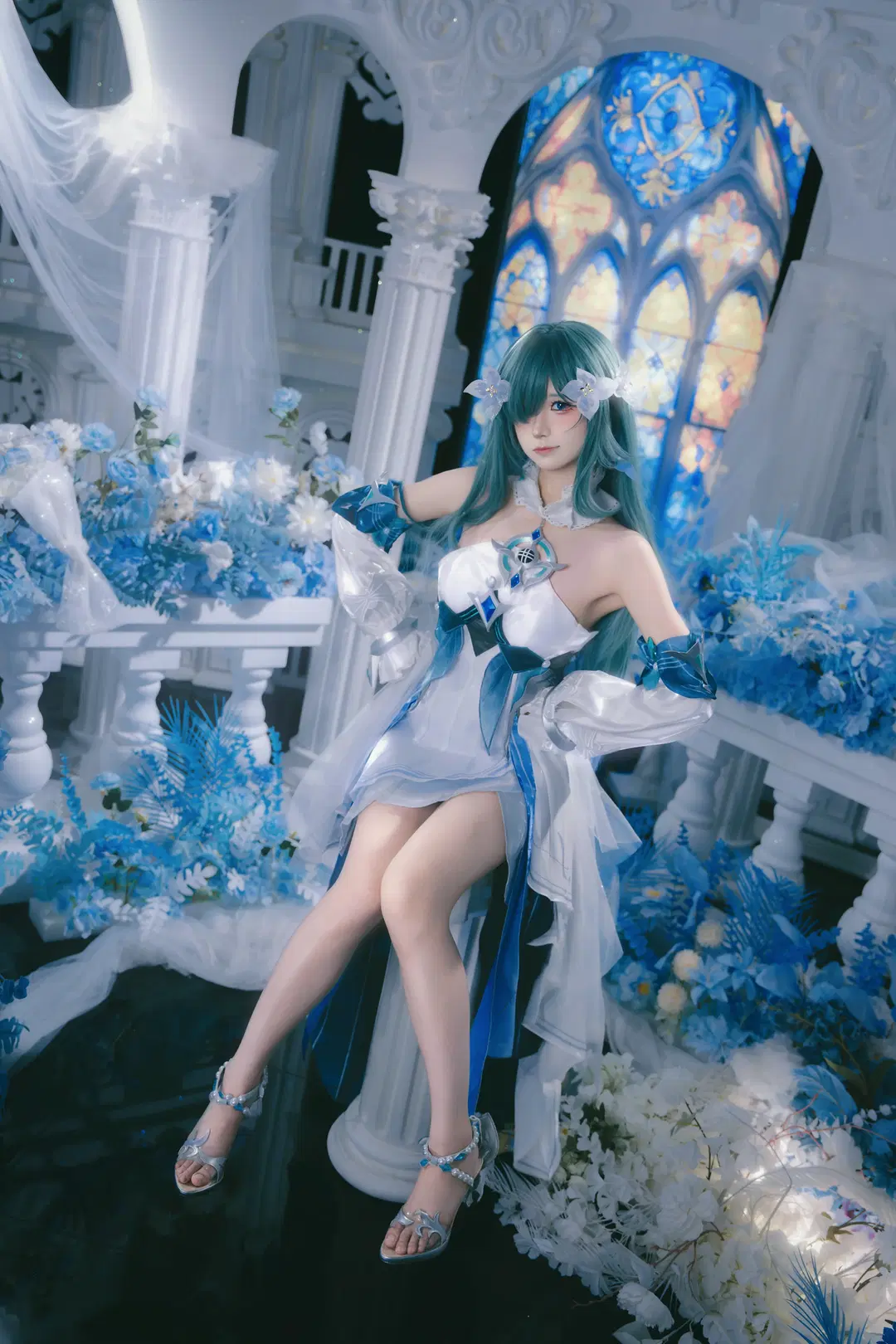 【沃雅妮莎cos】原神纯白殿堂下的深海歌谣 - X.Pu📷 - 第3张
