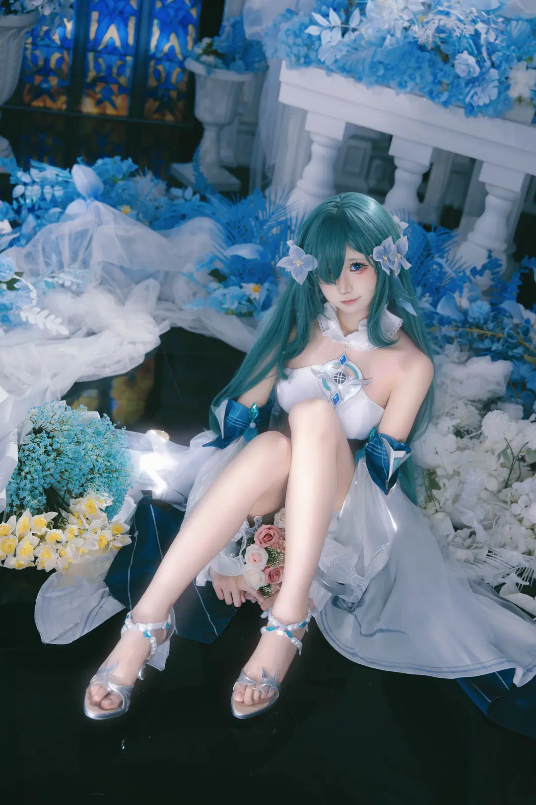 【沃雅妮莎cos】原神纯白殿堂下的深海歌谣 - X.Pu📷 - 第5张