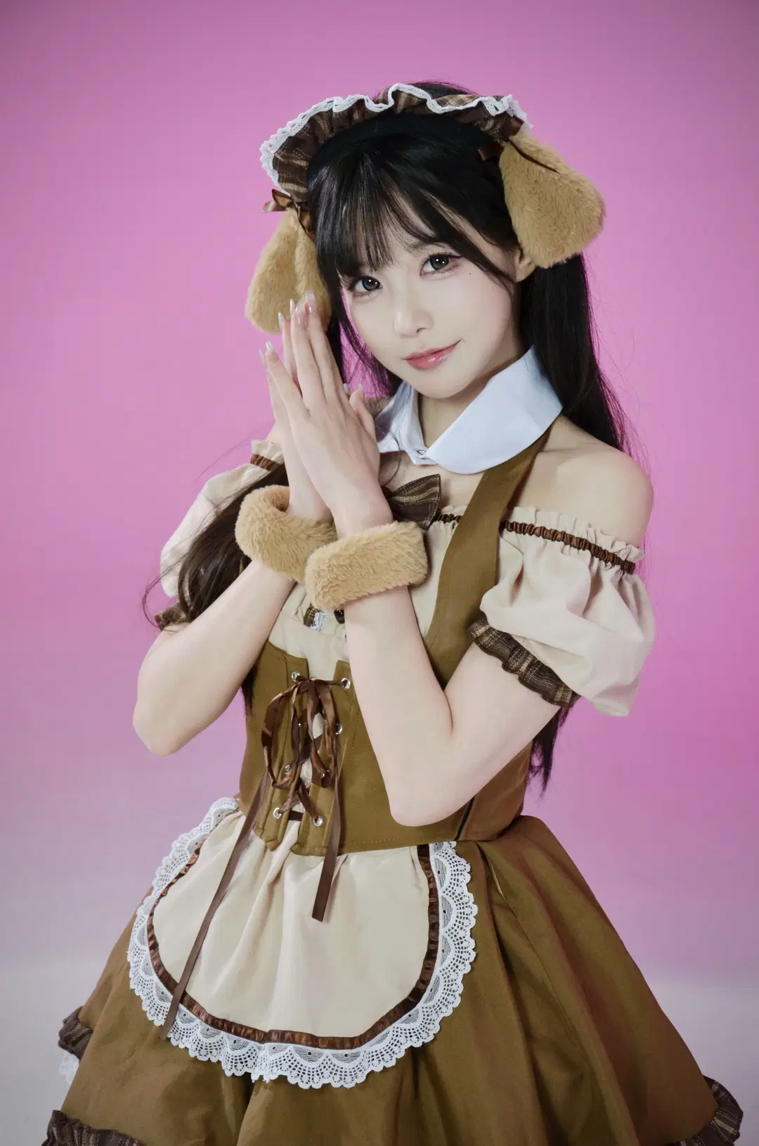 白ホリスタジオで紡ぐ柴犬メイドの撮影記録 - 北境不忘 - 5枚目