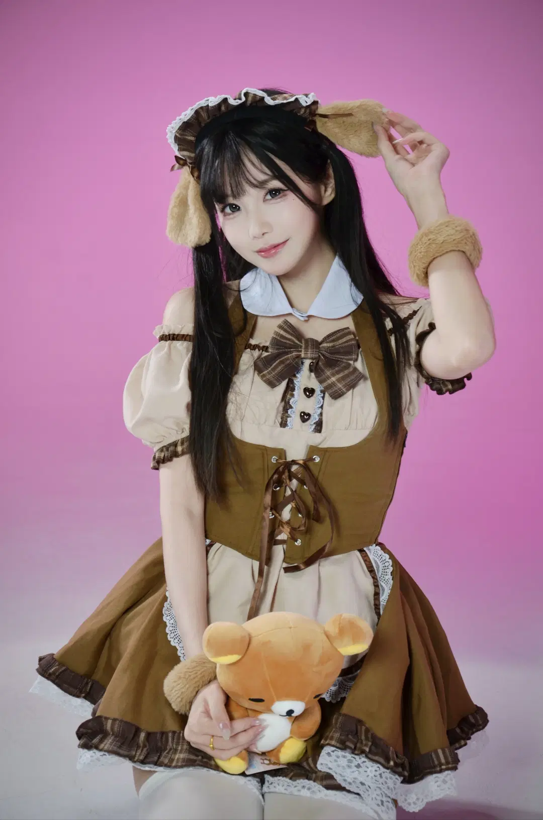 白ホリスタジオで紡ぐ柴犬メイドの撮影記録 - 北境不忘 - 7枚目