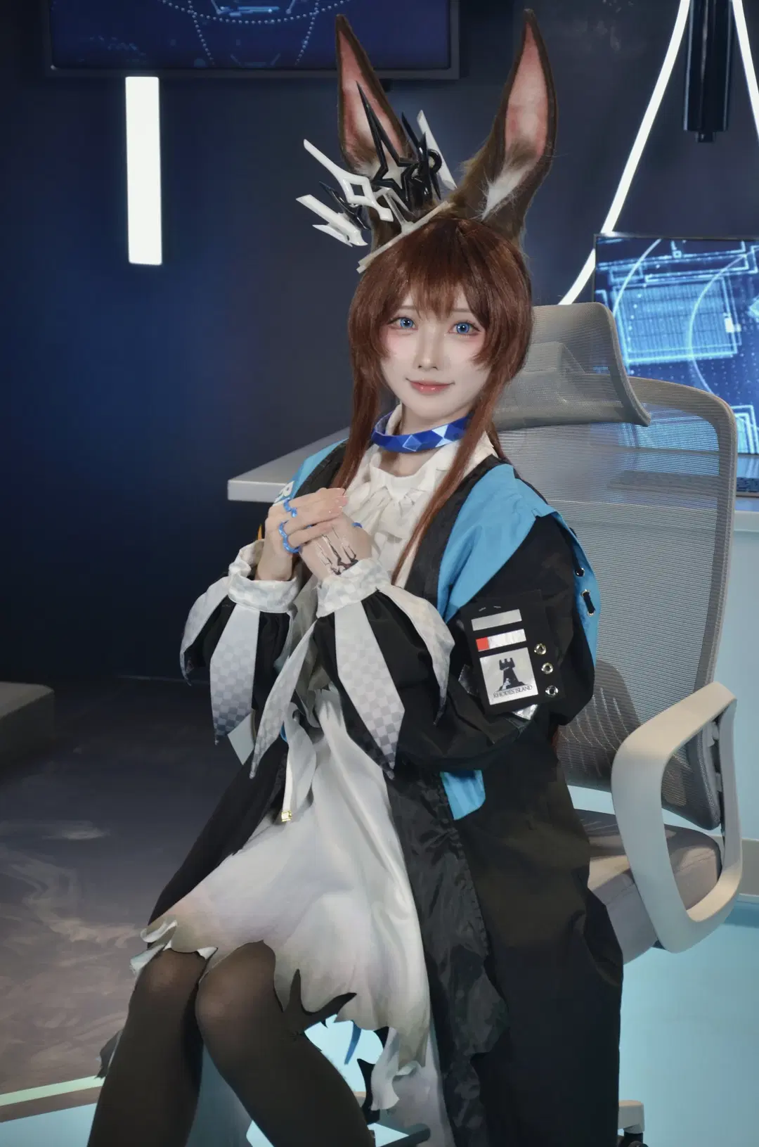 Arknights, Amiya cosplay, Stockings