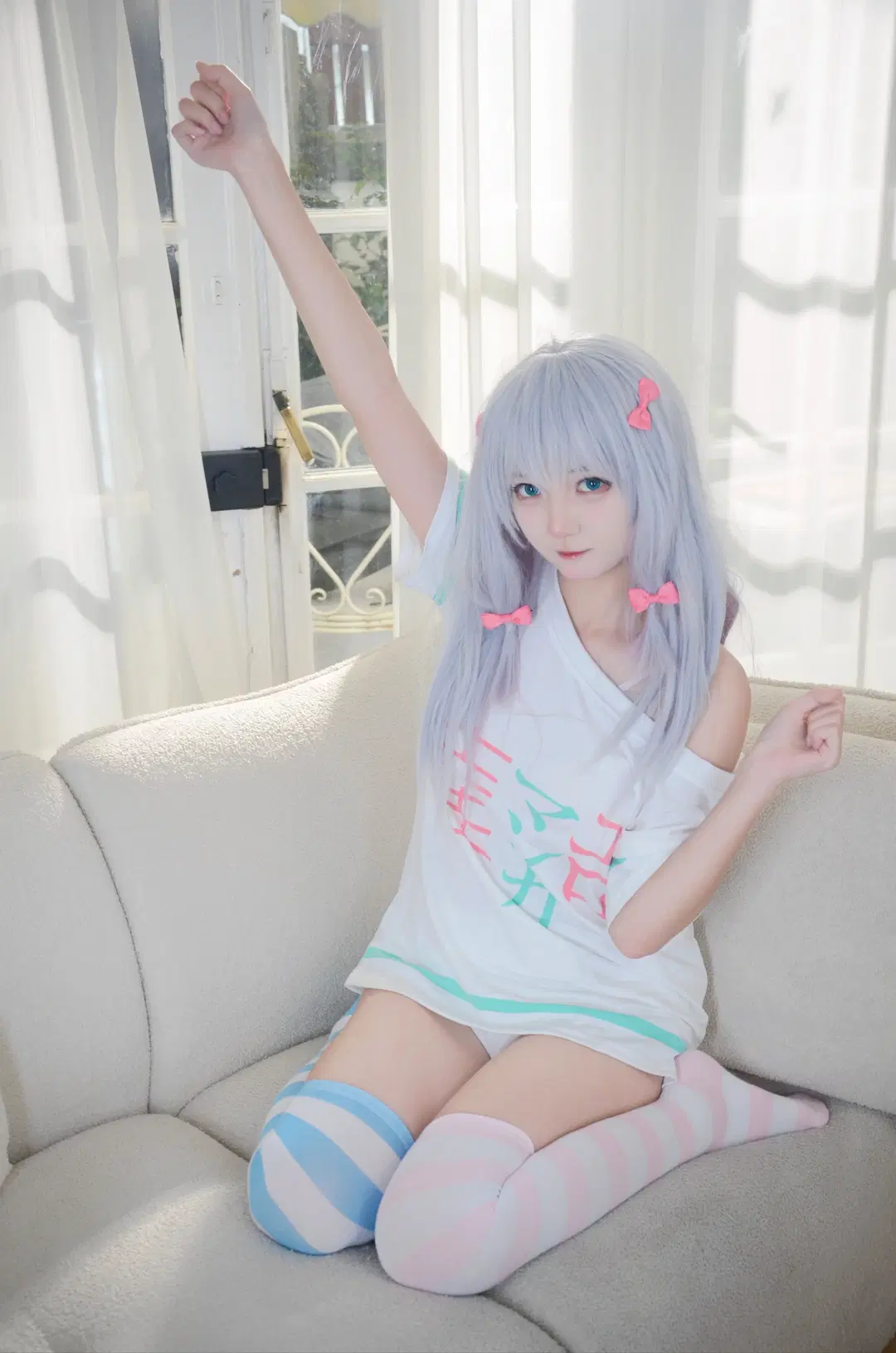 【和泉紗霧 コスプレ】『エロマンガ先生』お部屋で過ごす妹の日常を再現 - 北境不忘 - 2枚目
