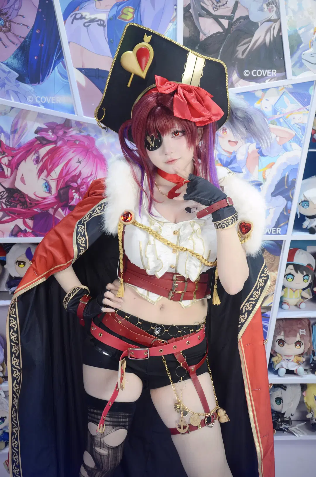 [Houshou Marine cosplay] The Captain's Daily Life at the REDLAND2026 hololive Booth