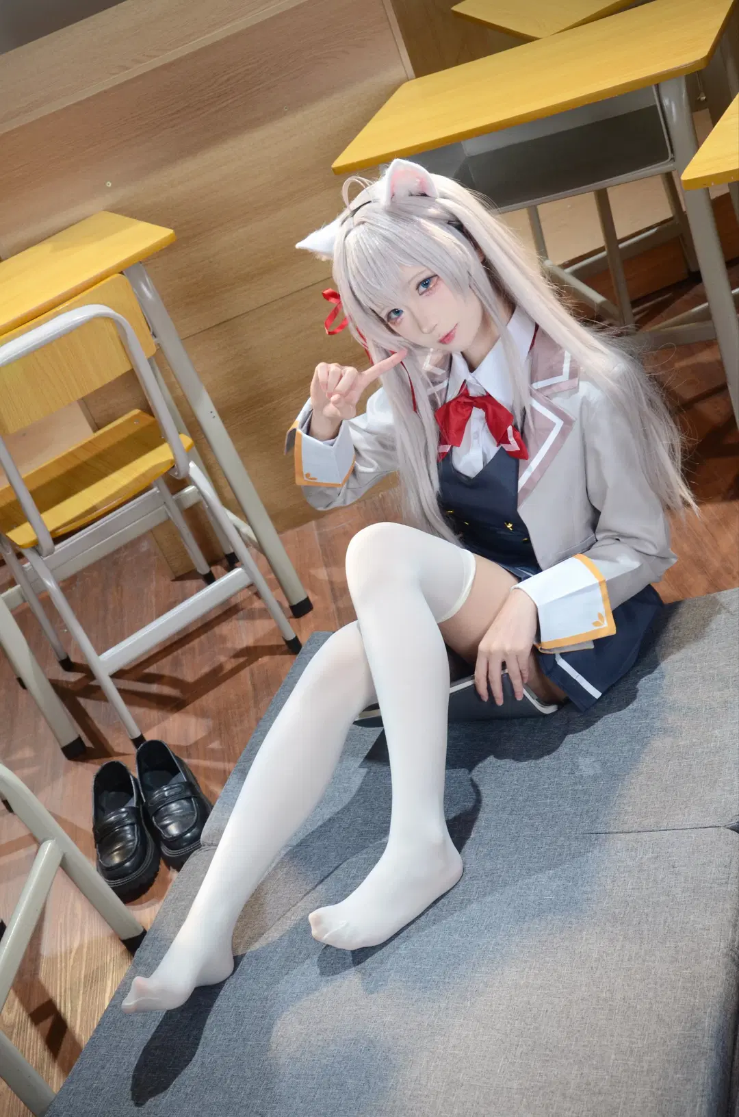 【艾莉cos】不时用俄语遮羞的邻座艾莉同学，米游棚拍记录 - 北境不忘 - 第2张