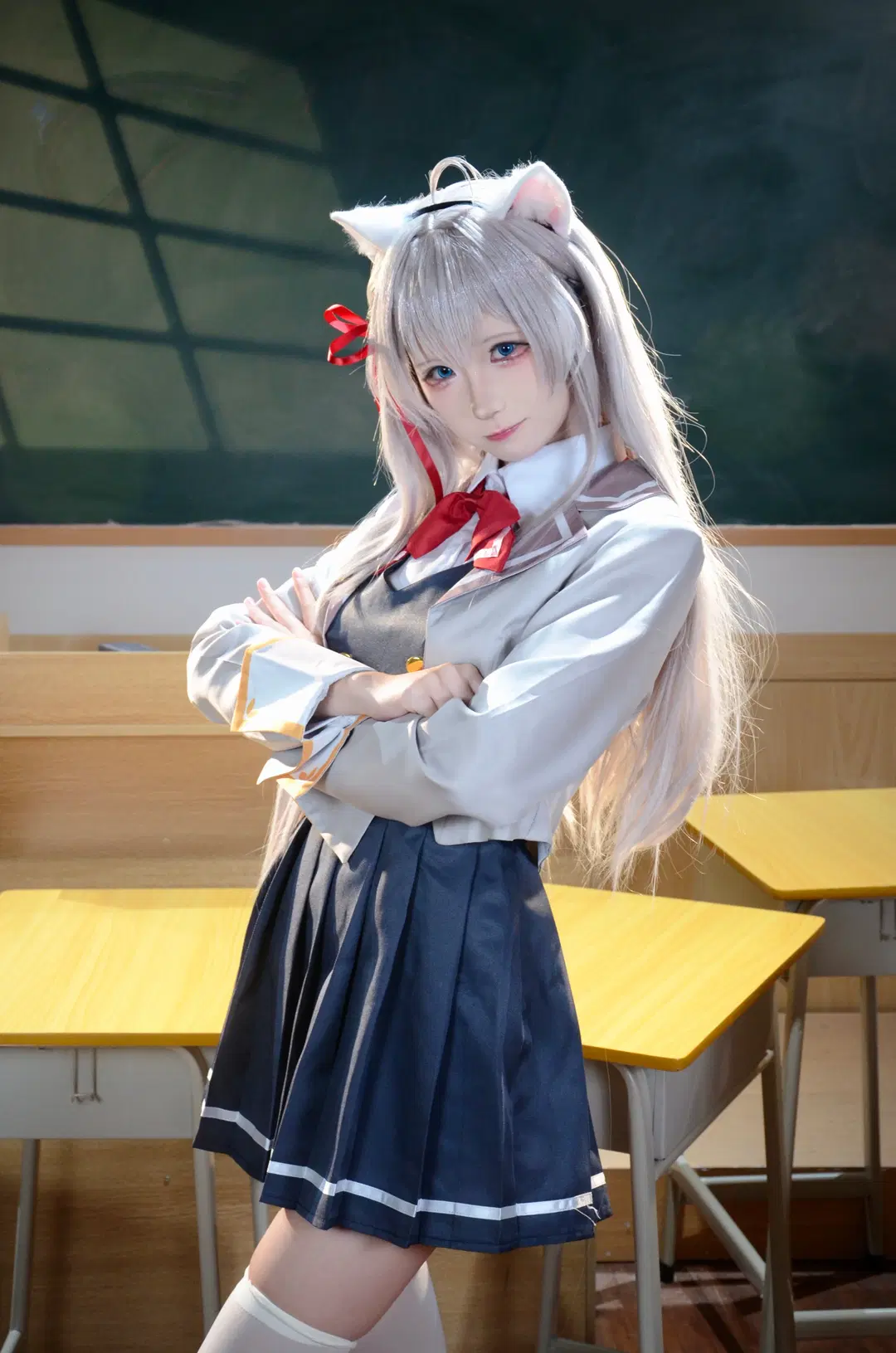 【艾莉cos】不时用俄语遮羞的邻座艾莉同学，米游棚拍记录 - 北境不忘 - 第6张
