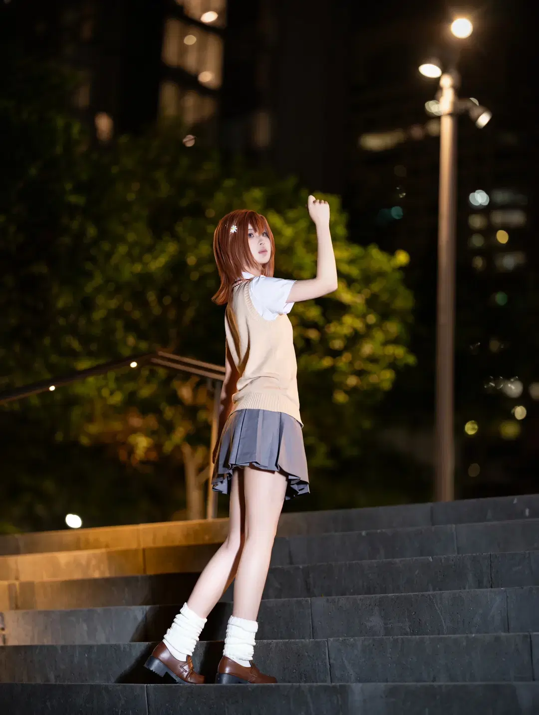 [Misaka Mikoto cosplay] Railgun in the Storm: Sydney Rainy Night Photo Set Log by mapotofu - Image 2