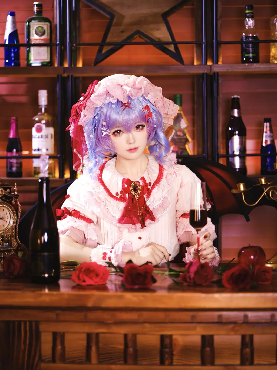 [Remilia cosplay] Touhou Project vampire girl cosplay's tipsy moment by mapotofu - Image 2