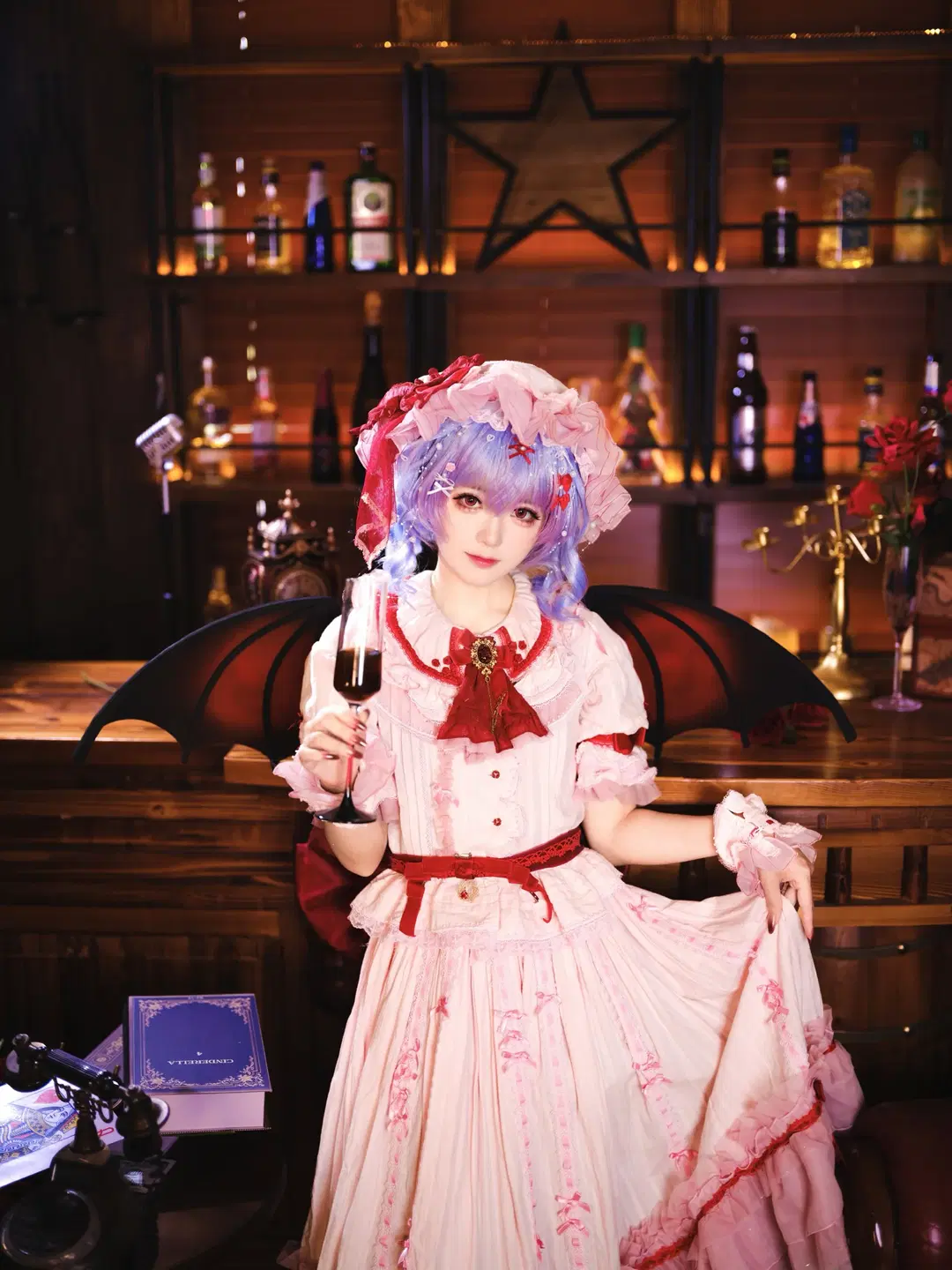 [Remilia cosplay] Touhou Project vampire girl cosplay's tipsy moment by mapotofu - Image 5