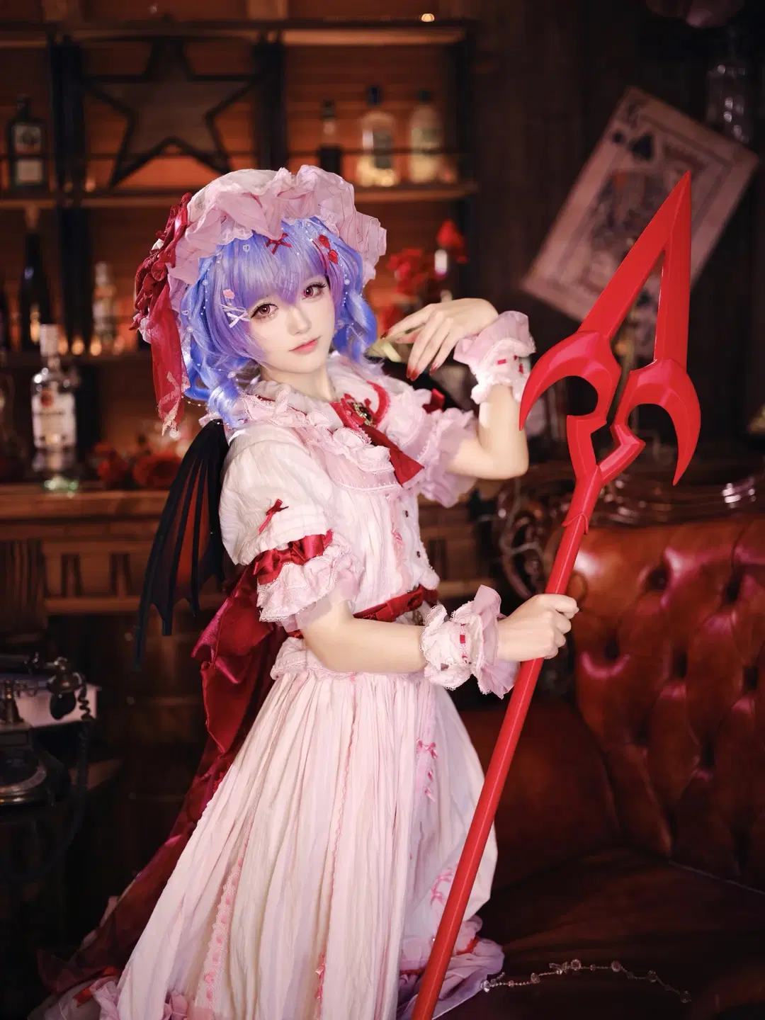 [Remilia cosplay] Touhou Project vampire girl cosplay's tipsy moment by mapotofu - Image 6