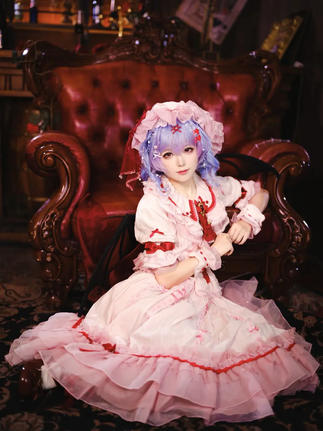 [Remilia cosplay] Touhou Project vampire girl cosplay's tipsy moment by mapotofu - Image 7