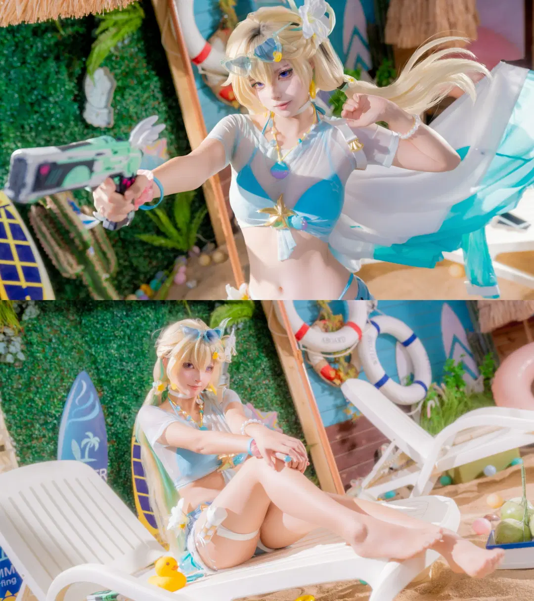 [Lynae cosplay] Wuthering Waves Mint Scent on the Summer Beach by 静水 - Image 3