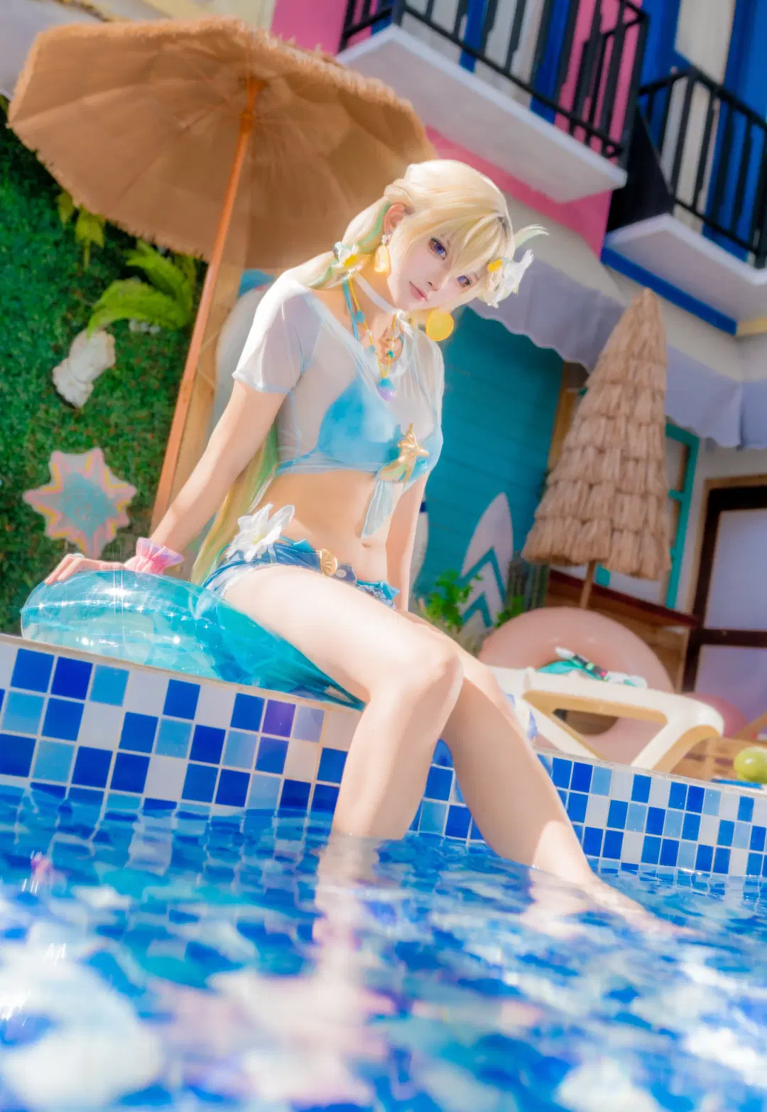 [Lynae cosplay] Wuthering Waves Mint Scent on the Summer Beach by 静水 - Image 5