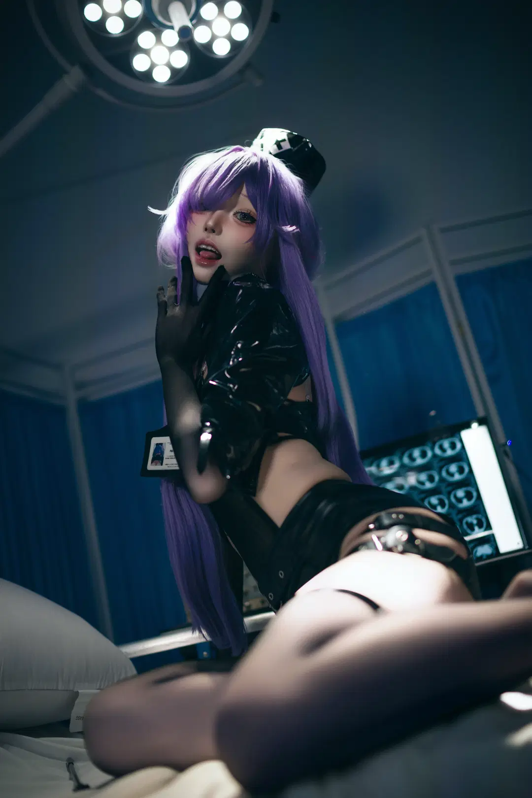 cosplay, 碧蓝航线, 暗黑风, 丝袜, 莫加多尔cos
